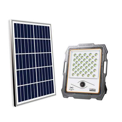 2020 NEW arrival 100W 200W CCTV camera smart waterproof solar flood light