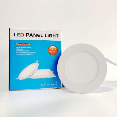 China Supply Lifetime 30000H 3000K 6500K Ceiling Round 15W 18W 24W light slim panel light