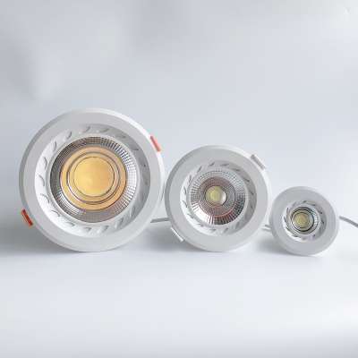 New surface mounted recessed flower ceiling 4 inch 7 inch anti-glare for home and mall shop led down light